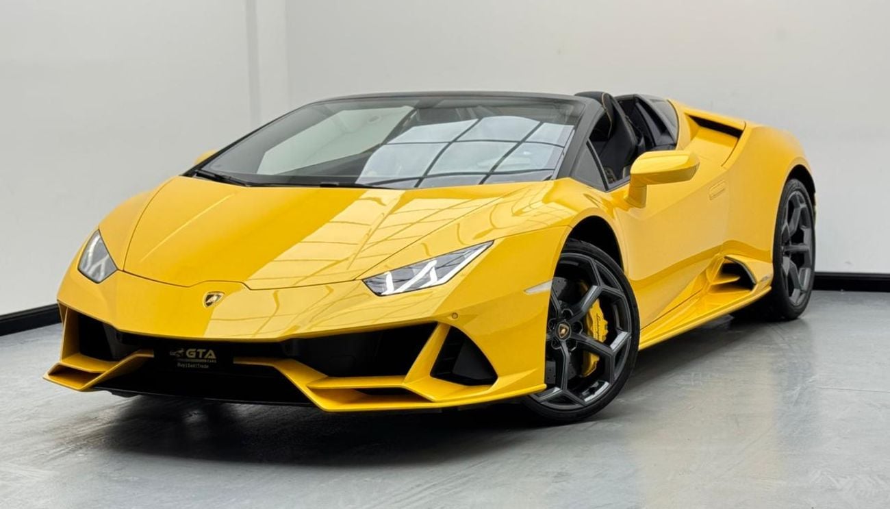 Lamborghini Huracan Evo Spyder 2023 Lamborghini Huracan Evo Spider, Lamborghini Warranty, Lamborghini Service History, GCC
