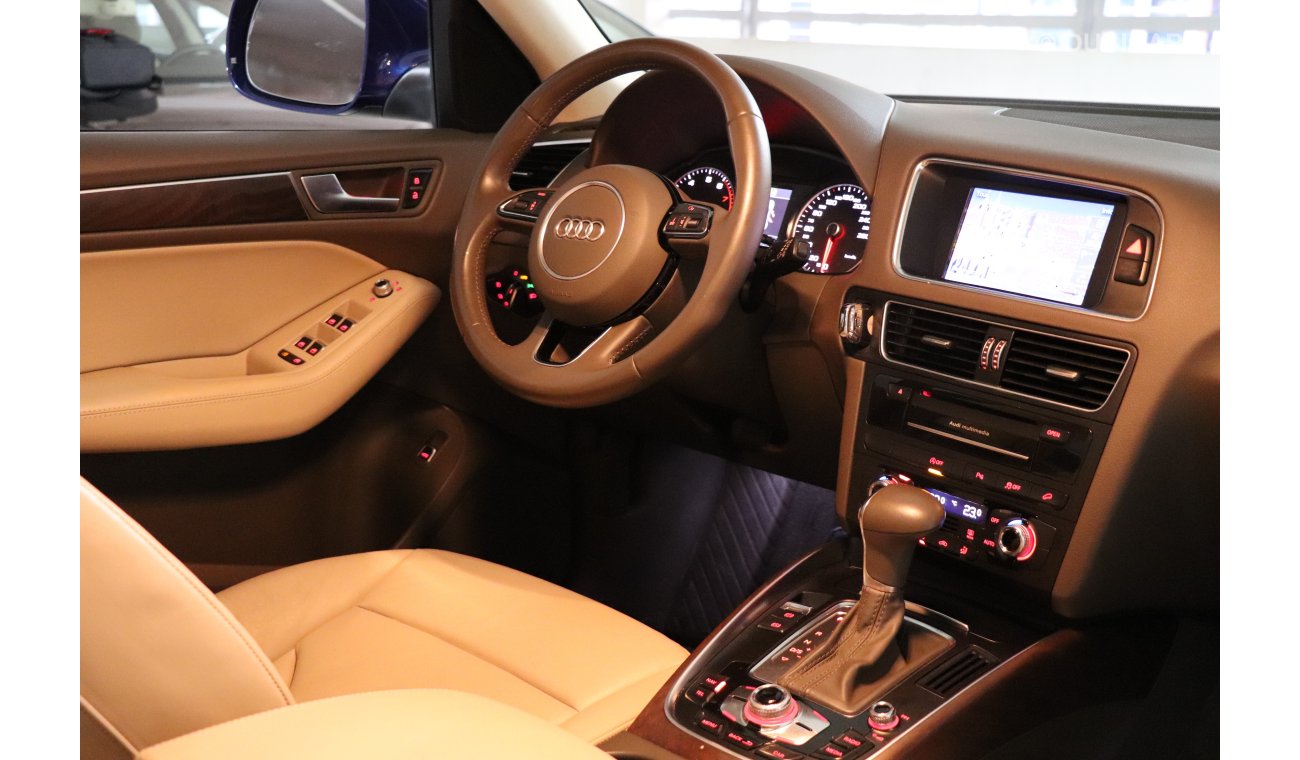 Audi Q5 S-Line 2014 GCC under Warranty with Zero downpayment.