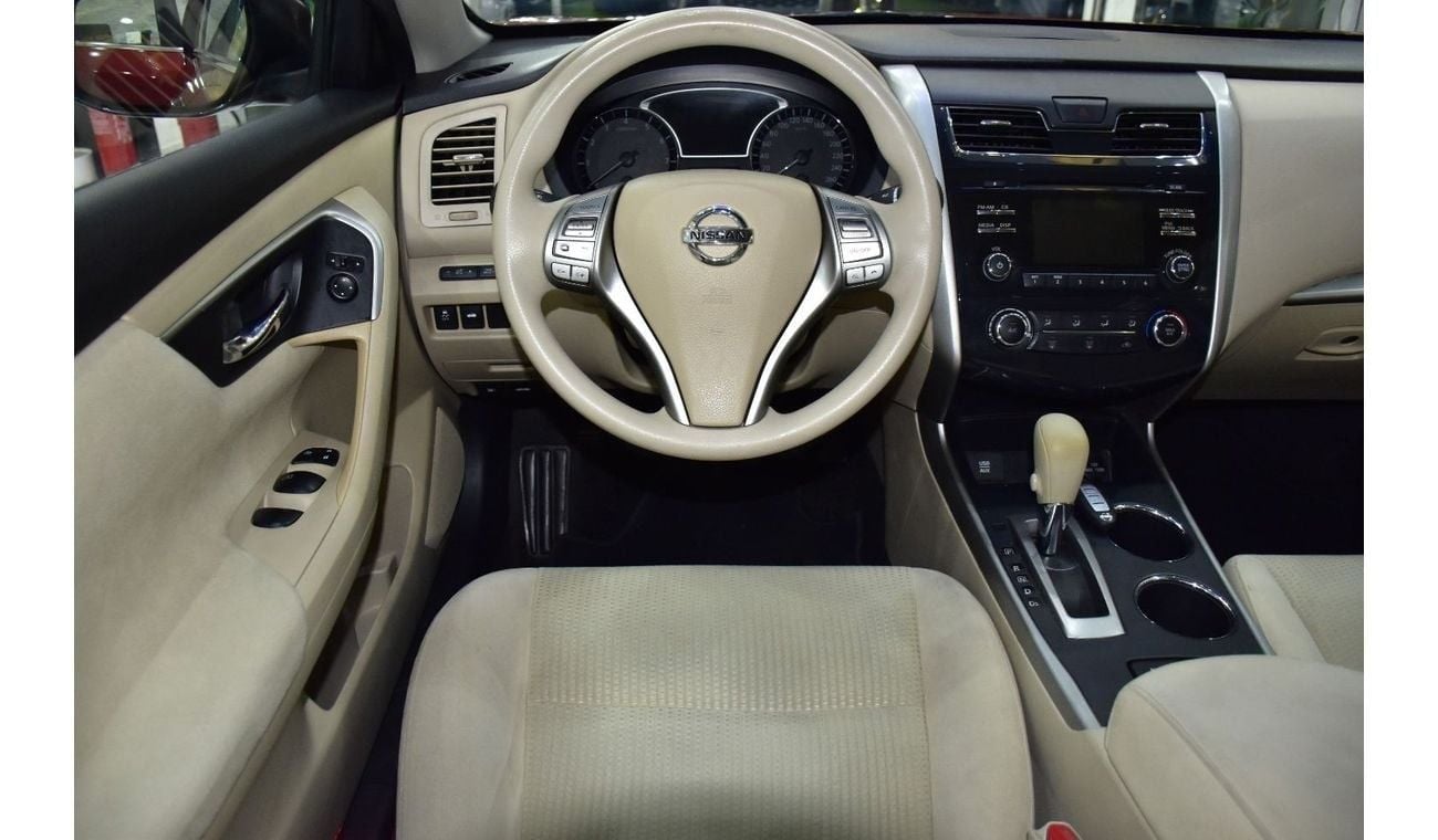 Nissan Altima EXCELLENT DEAL for our Nissan Altima 2.5 SV ( 2015 Model ) in Red Color GCC Specs