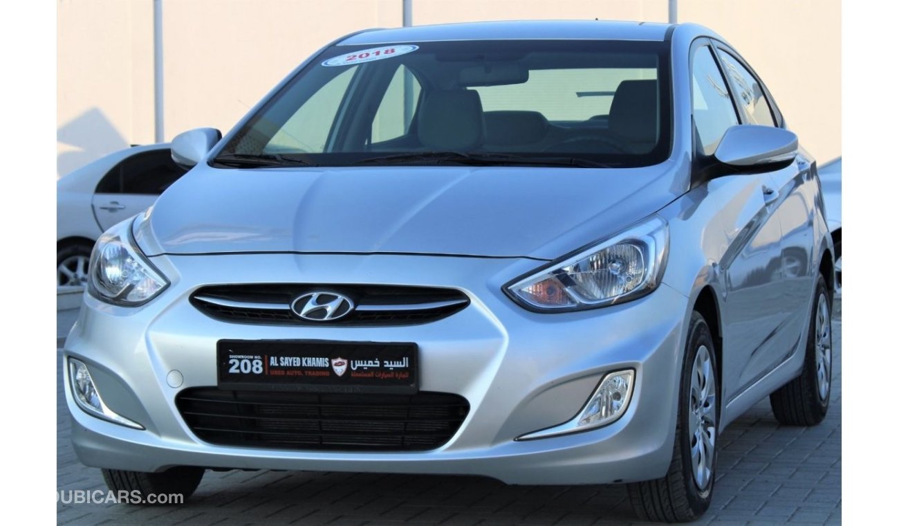 Hyundai Accent Hyundai Accent 2018 GCC in excellent condition without accidents, very clean from inside and outside