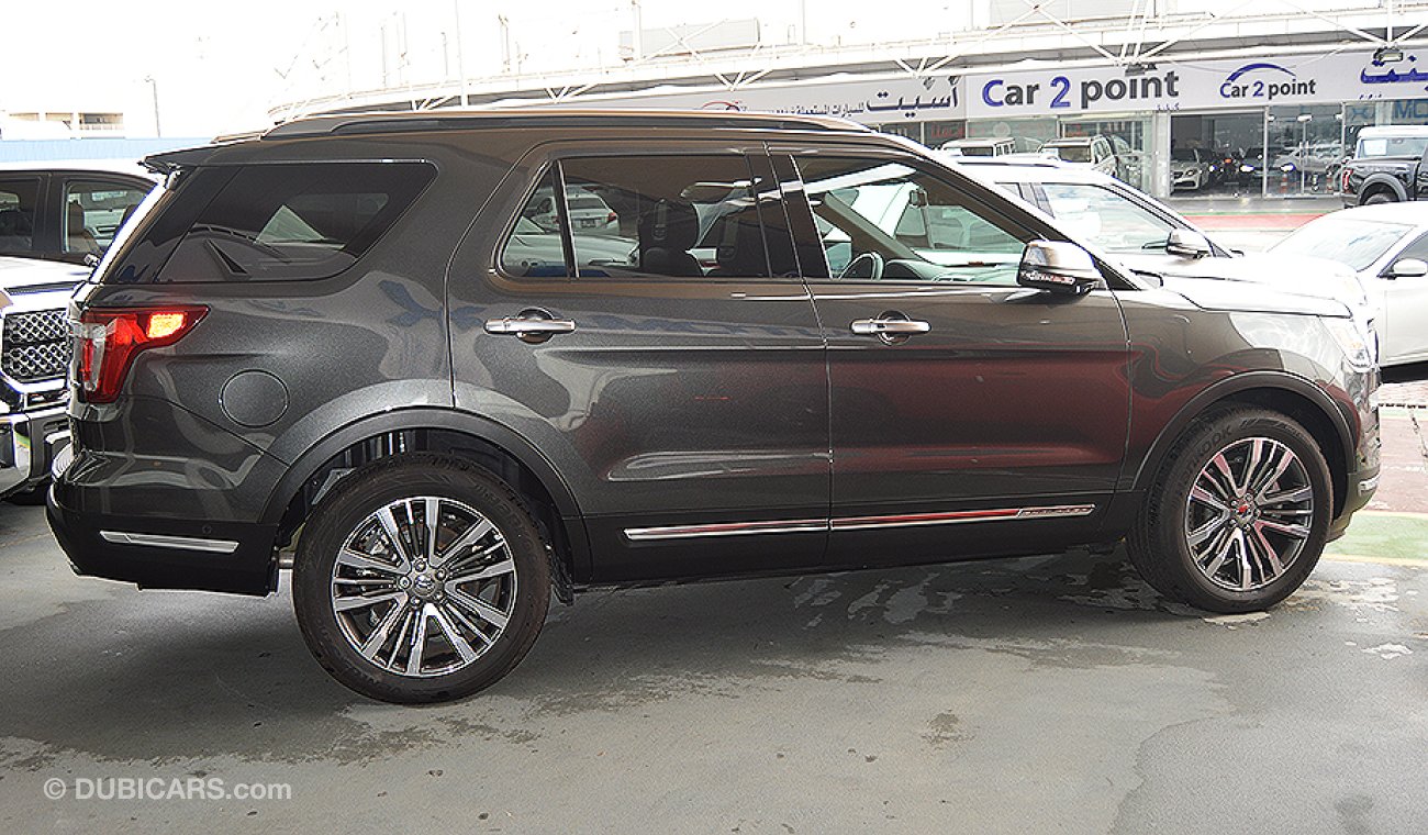 Ford Explorer Platinum Luxury Edition Ecoboost 4WD, 3.5-V6 GCC, 0km w/ 3Years or 100K km WTY + 3 Years SERV