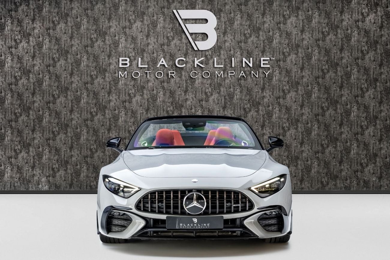 مرسيدس بنز SL 43 AMG رودستر اشترِ الآن، وادفع في عام ٢٠٢٧ | معيار بلاك لاين | ضمان مرسيدس ٢٠٣٠ + عقد خدمة، دول مجلس التعاون الخل
