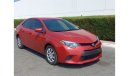 Toyota Corolla TOYOTA COROLLA  LE 2016 MODEL