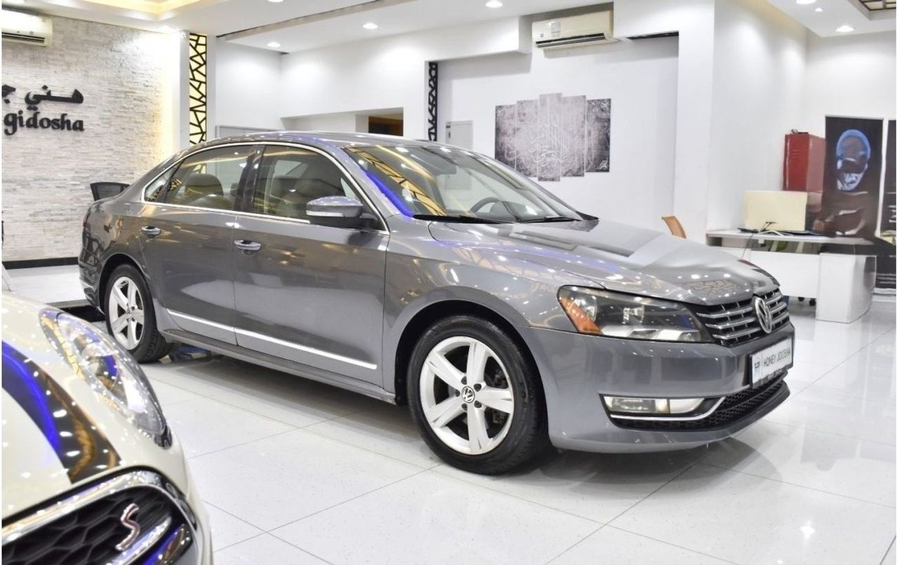 Volkswagen Passat EXCELLENT DEAL for our Volkswagen Passat ( 2013 Model ) in Silver / Grey Color GCC Specs