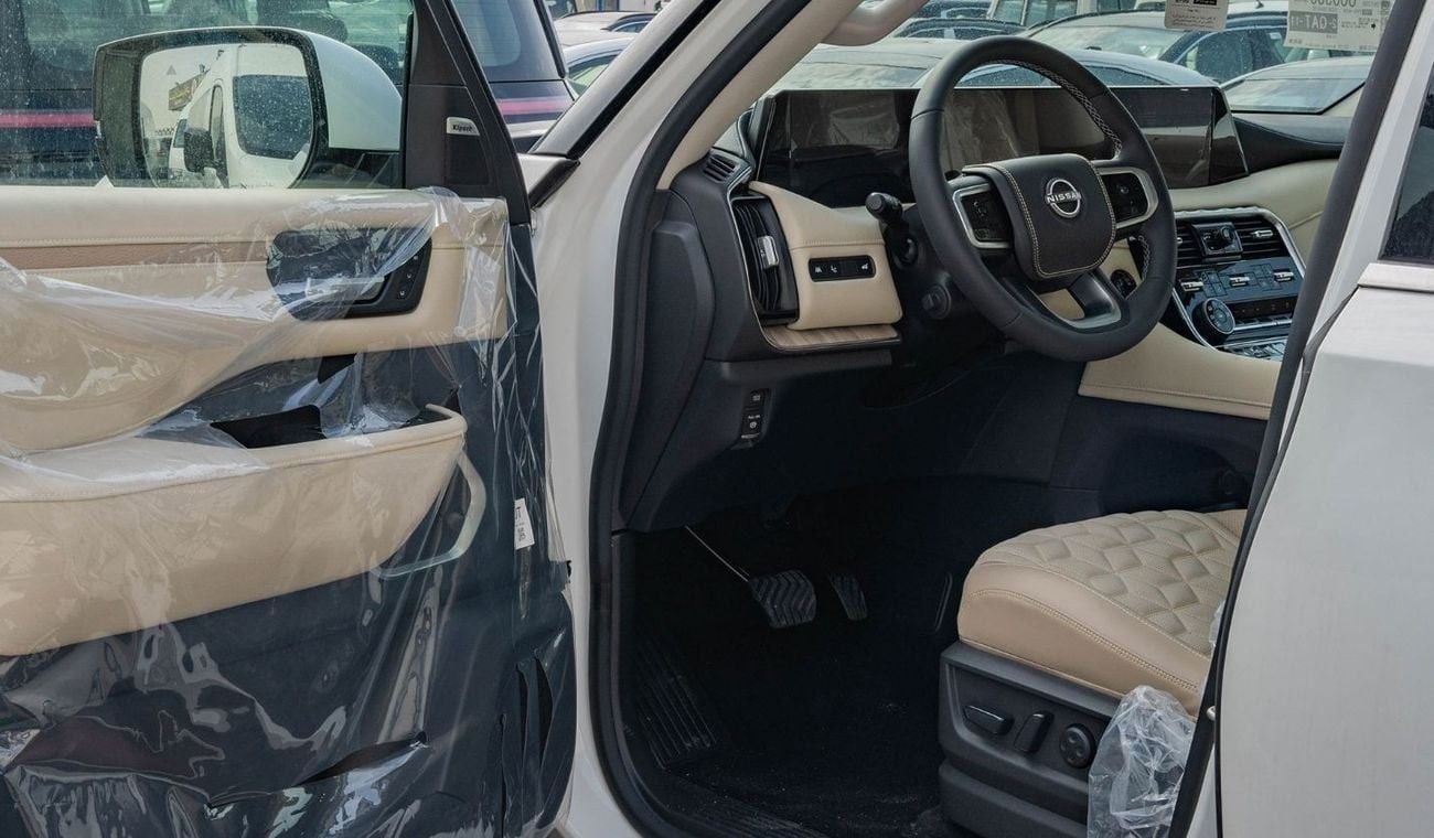 نيسان باترول 2025 Nissan Patrol SE Platinum 3.8L AT Petrol (All White)