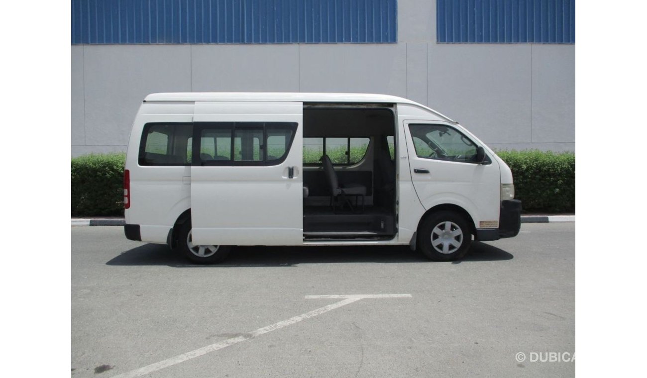 Toyota Hiace TOYOTA HIACE HIGH ROOF 15 PASSENGER 2010 GULF SPACE ACCIDENT FREE