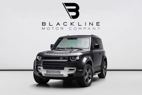 Land Rover Defender 90 S P300 BUY NOW, PAY 2027 | THE BLACKLINE STANDARD | 2029 Al Tayer Warranty + Service Contract, GCC
