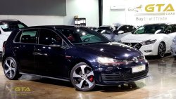 فولكس واجن جولف "SOLD" 2016 VW GTI, Warranty, Service History, GCC, Great Condition