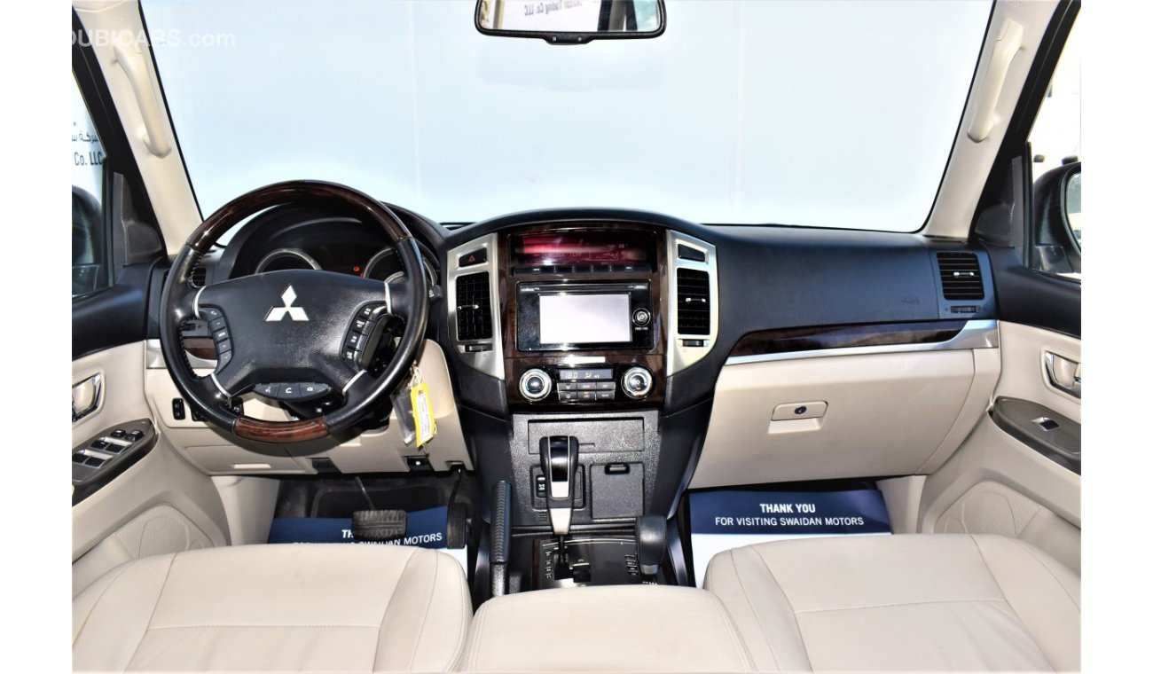 Mitsubishi Pajero AED 1762 PM | 3.8L GLS V6 4WD GCC DEALER WARRANTY