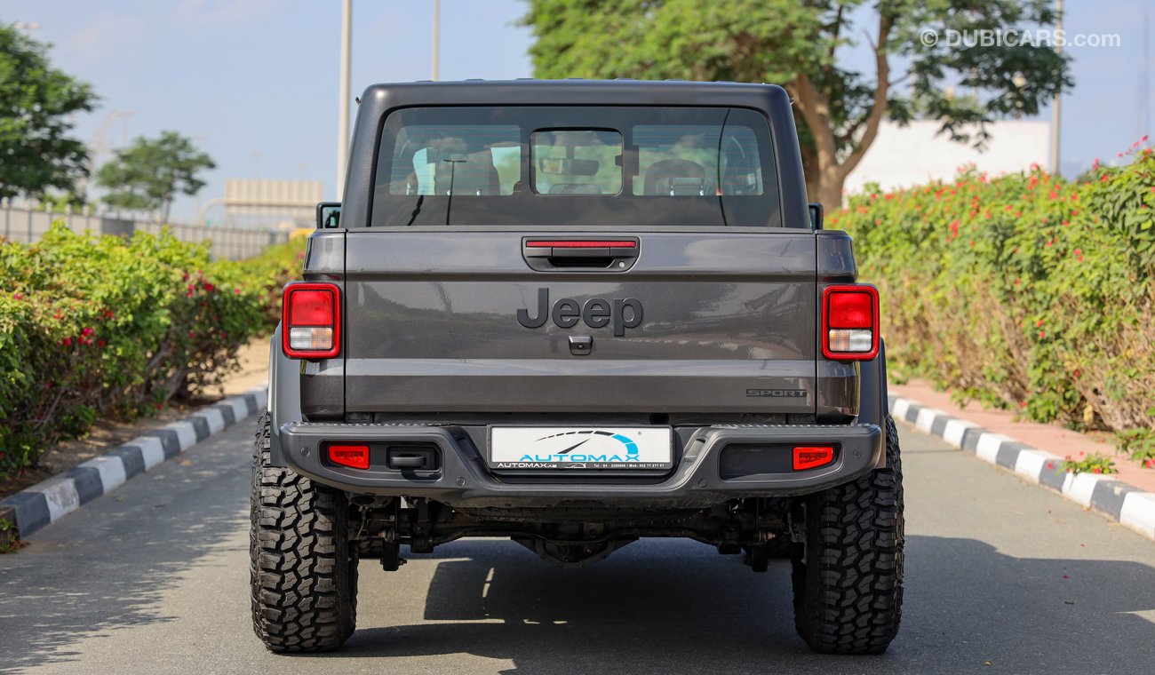 Jeep Gladiator 2020  Sport 4X4, 3.6L V6 GCC, 0km , W/ 3 Yrs or 60K km Warranty @ Trading Enterprises