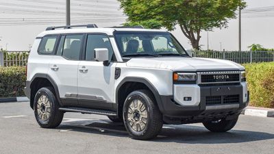 تويوتا برادو Mid ECTAGR032 - 2026 Toyota Prado - 2.4L Petrol Auto - White with Black Interior