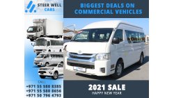 تويوتا هاياس TOYOTA HIACE HI ROOF PASSENGER BUS 2014 WITH GCC SPECS