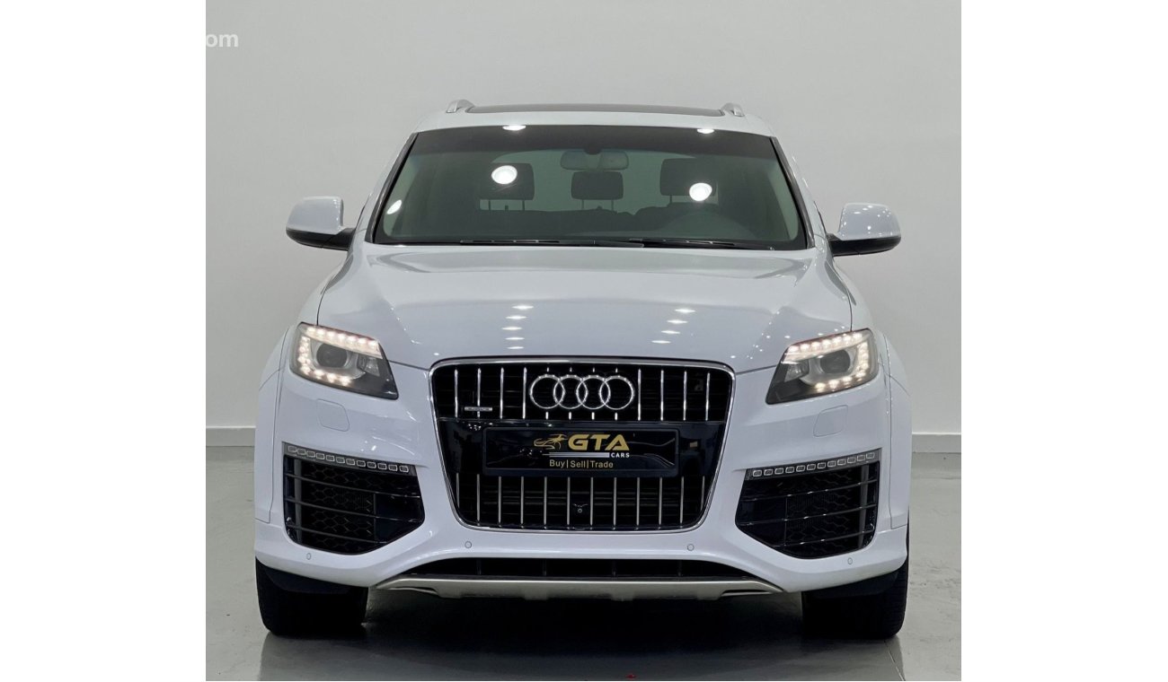 أودي Q7 TFSI quattro S-لاين 2015 Audi Q7 S-Line Supercharged, Service History, Low kms, Full Options, GCC