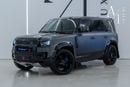 Land Rover Defender 110 P525 Carpathian Edition V8 2023 Land Rover Defender, Warranty, Carbon Fiber Package, Fully Loade