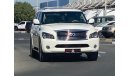 إنفينيتي QX80 = FREE REGISTRATION = LOW MILAGE  = WARRANTY = GCC SPECS = 2 KEYS