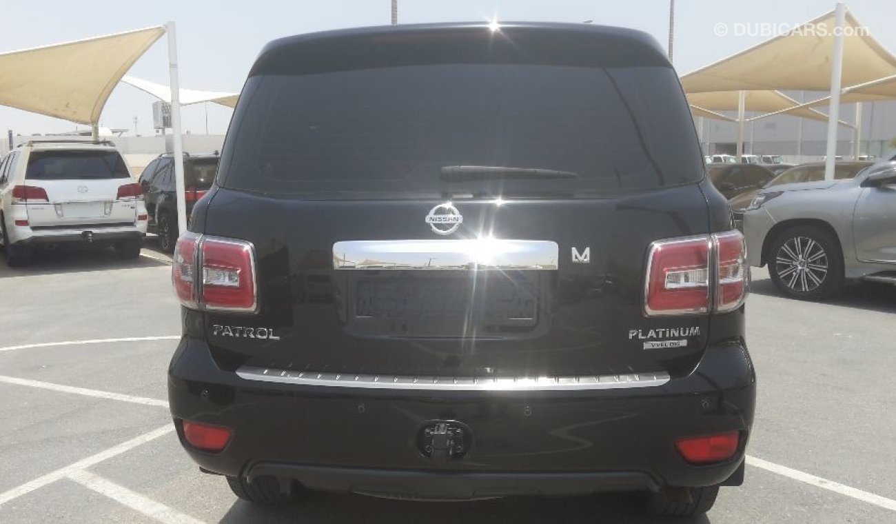 Nissan Patrol بلاتينيوم فل ابشن صبغة وكاله بحاله ممتاذه