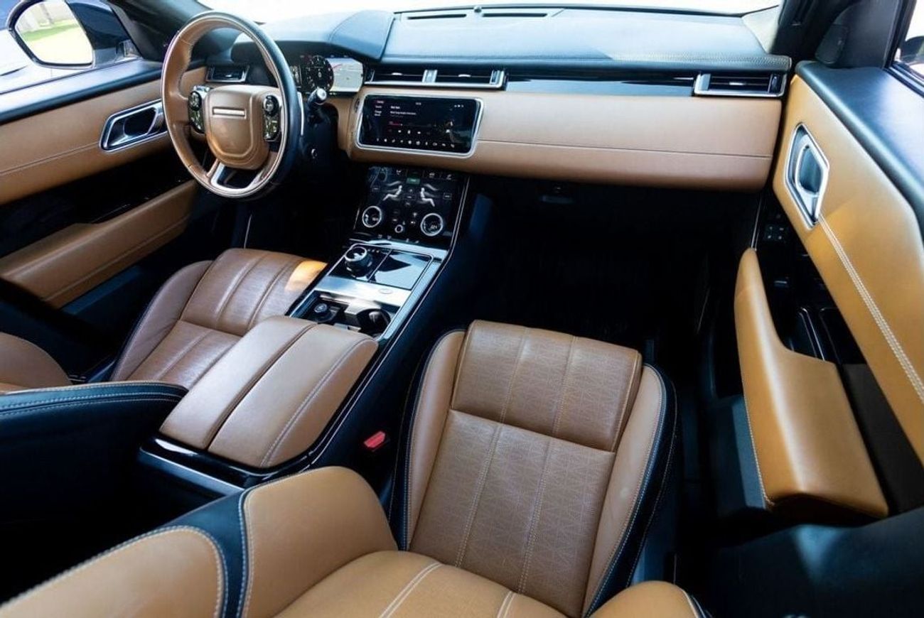 لاند روفر رينج روفر فيلار P380 R-Dynamic HSE 3.0L Range Rover Velar P380 R-Dynamic HSE 2018 GCC under Warranty with Flexible D