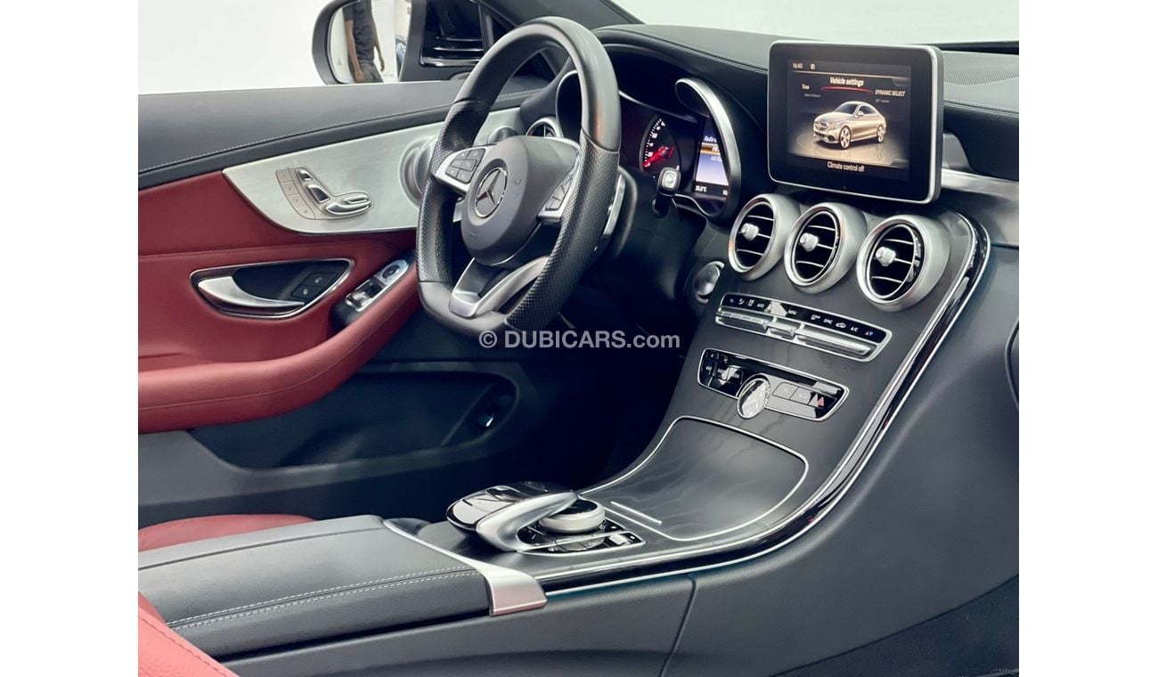 Mercedes-Benz C 200 AMG Pack 2017 Mercedes Benz C200 AMG Coupe, Full Mercedes Service History, New Tyres, Warranty, GCC