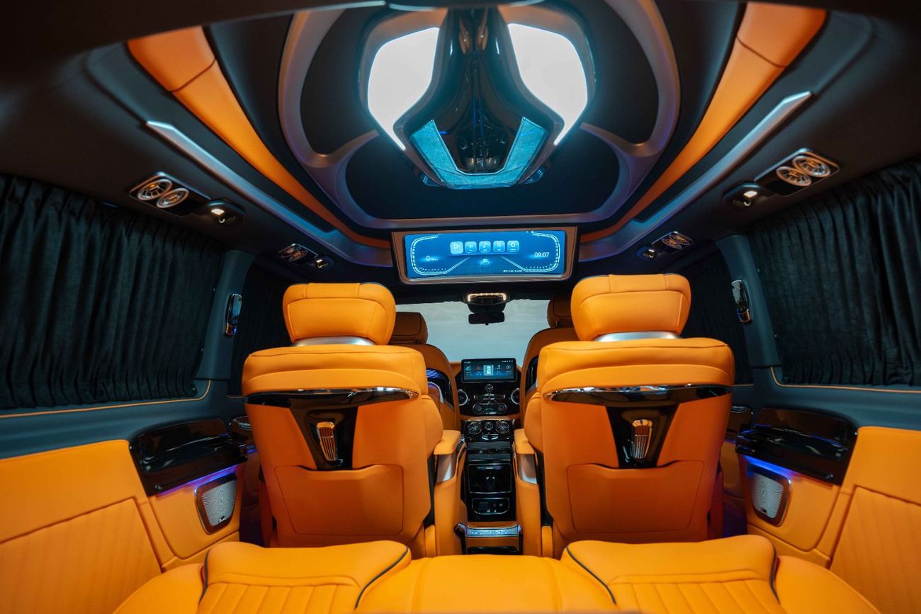 مرسيدس بنز V 250 VIP Luxury Interior | Reclining Seats, Sofa Bed  Ambient Lighting