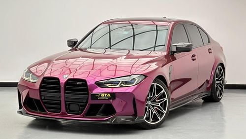 BMW M3 Competition 3.0L 2021 BMW M3 Competition, 03/2026 BMW Warranty, BMW Full Service History, Excellent 