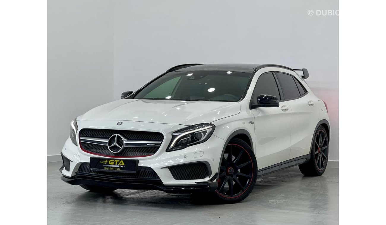 Mercedes-Benz GLA 45 AMG 2015 Mercedes GLA 45 AMG Edition 1 4MATIC, Mercedes Service History, Warranty, GCC