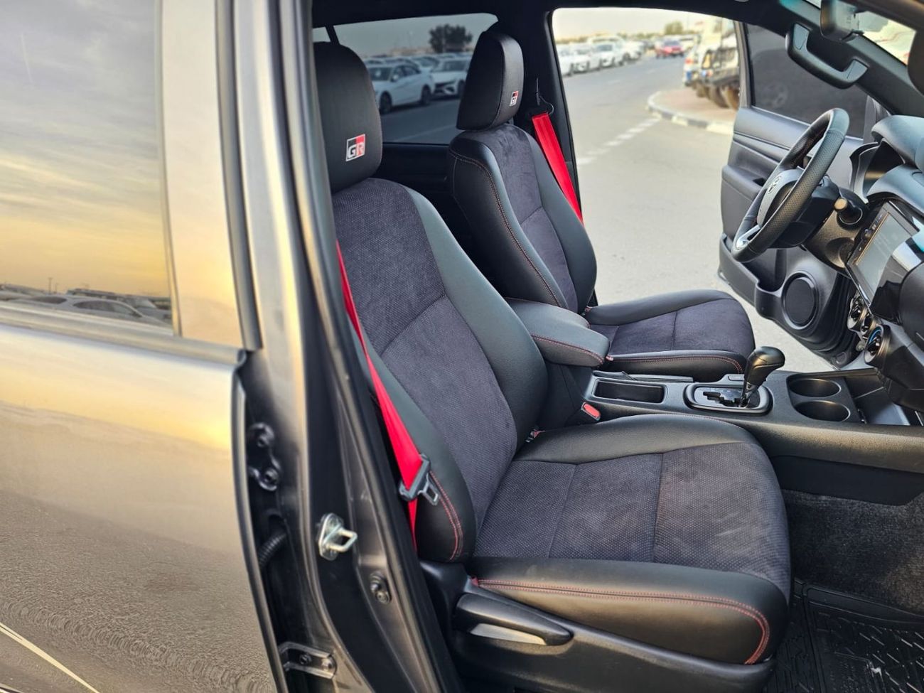 Toyota Hilux Toyota Hilux GR 2021Model 2.7 v4 Engine Fuel.Petrol LHD colour Black Transmission Automatic Interior