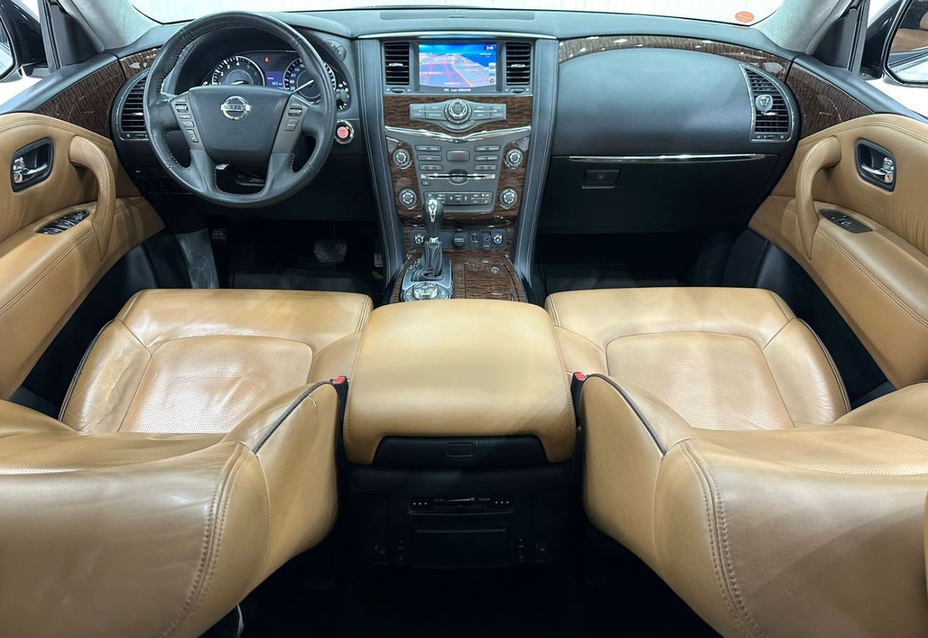 Nissan Patrol LE Titanium 2018 Nissan Patrol Titanium, April 2025 Warranty, Full Al Rostamani Service History, GCC