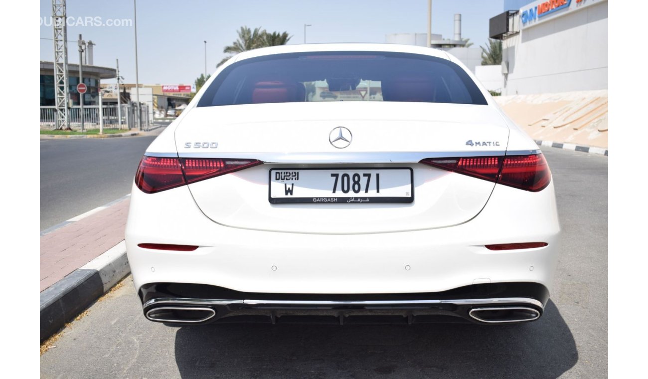 Mercedes-Benz S 500 2021 GCC SPECS WARRANTY AND SERVICE CONTRACT FROM GARGASH