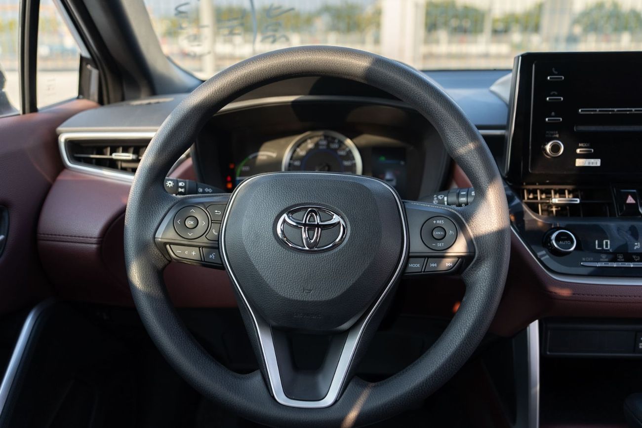 Toyota Corolla Cross 1.8 Hybrid Mid - Grey Mettalic Inside Red | Export Only