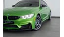 BMW M4 Competition 2017 BMW M4 Competition Pack / Individual High Option Spec in Java Green / Full Service 