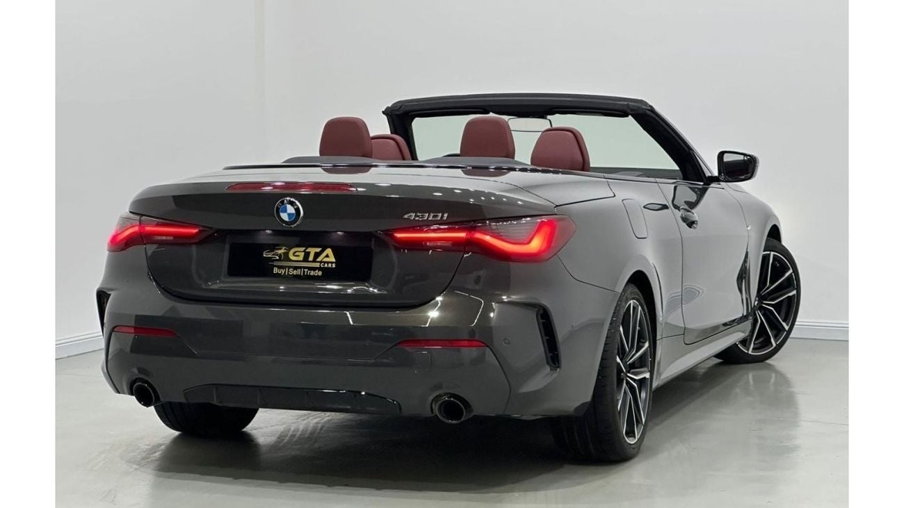 بي أم دبليو 430i M سبورت M سبورت 2022 BMW 430i M-Sport Convertible, Warranty, May 2027 BMW Service Pack, Low Kms, GCC