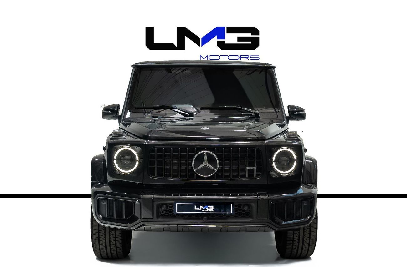 مرسيدس بنز G 63 AMG VERY LOW MILEAGE | 2025 G63 AMG | CARBON INTERIOR | G-MANUFAKTUR | BURMESTER AUDIO | WARRANTY