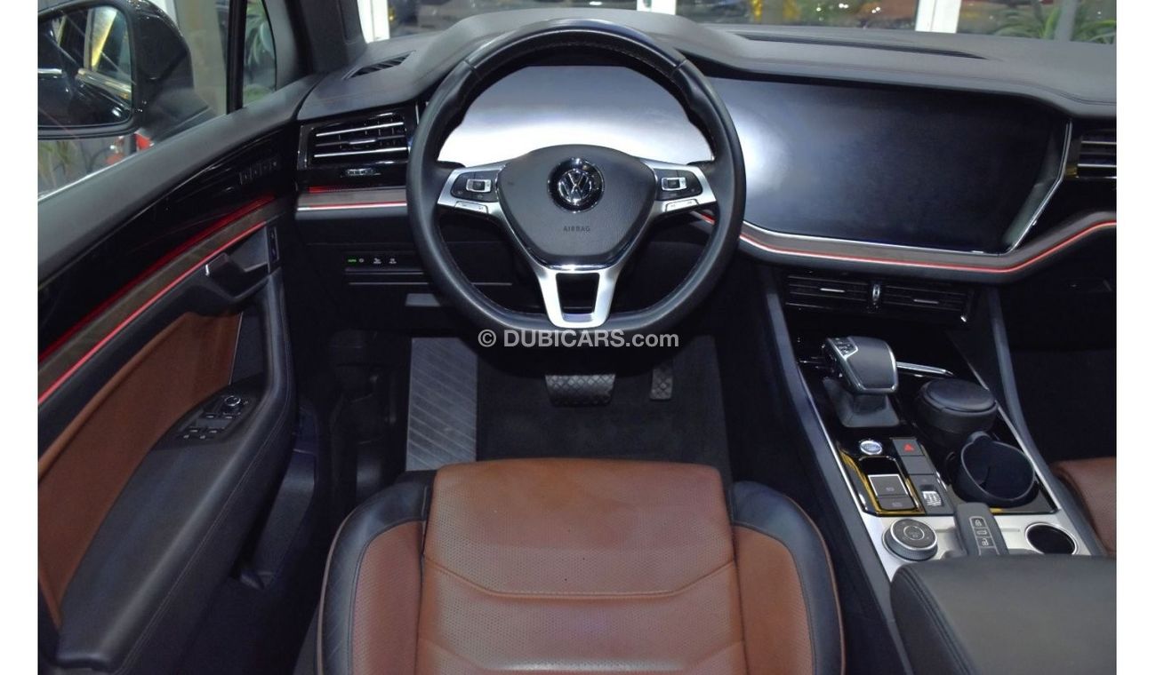 Volkswagen Touareg EXCELLENT DEAL for our Volkswagen Touareg ( 2019 Model ) in Black Color GCC Specs