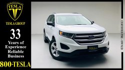 Ford Edge RESERVED!!!LEATHER SEATS + NAVIGATION + APPLE CAR PLAY / GCC / 2017 / WARRANTY UNLIMITED MILEAGE /