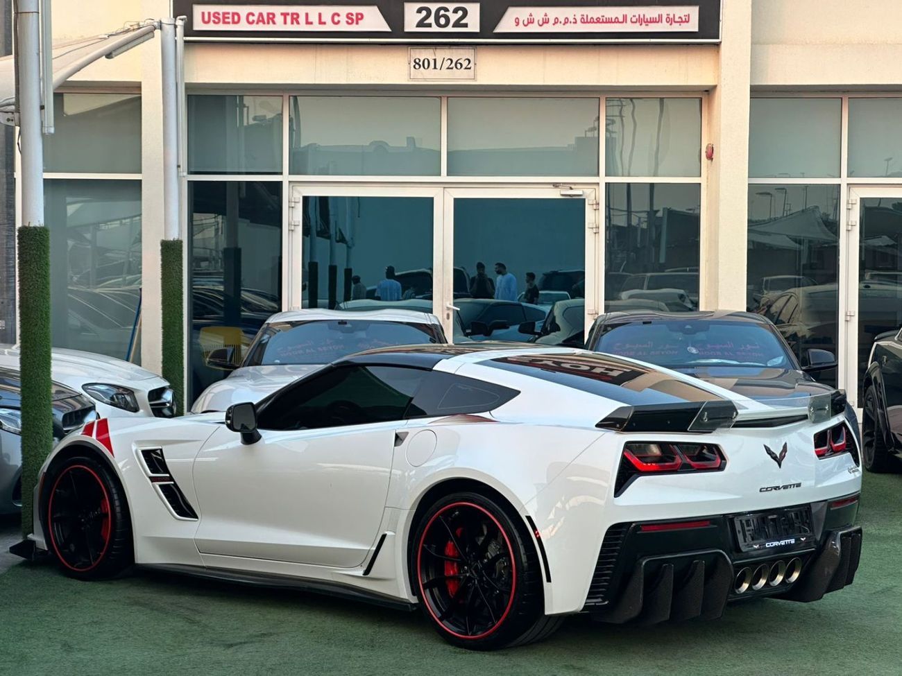 شيفروليه كورفت شيفورليه كورفت C751 جراند سبورت خليجي 2017 فل ابشن صبغ وكاله تشييكات وكاله