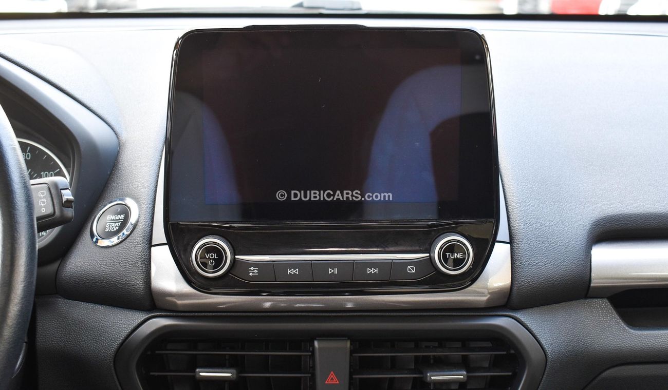 فورد ايكو سبورت موديل  2020 رقم واحد بصمة فتحة جلد حساسات رنجات مثبت سرعه كاميرا خلفية شاشة بحالة ممتازة