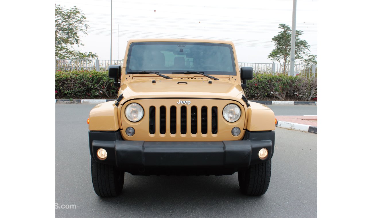 Jeep Wrangler 2014 SAHARA PLUS UNLIMITED / GCC/ FULL SERVICE HISTORY / TOP OPTION