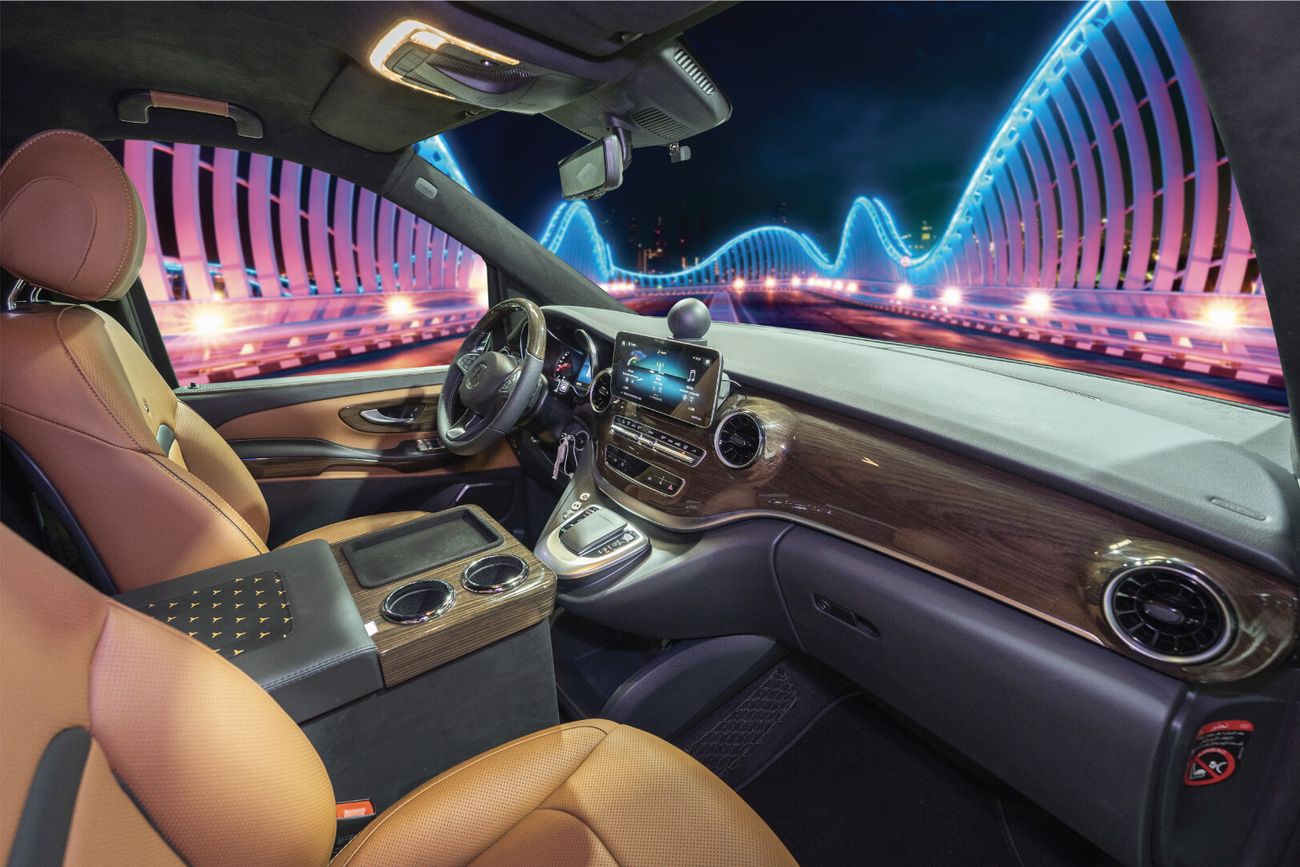 Mercedes-Benz V 250 2024 VVIP MERCEDES GCC V250 with VB Air Suspension and Extra AC- 2 Years Warranty by VLINE Design