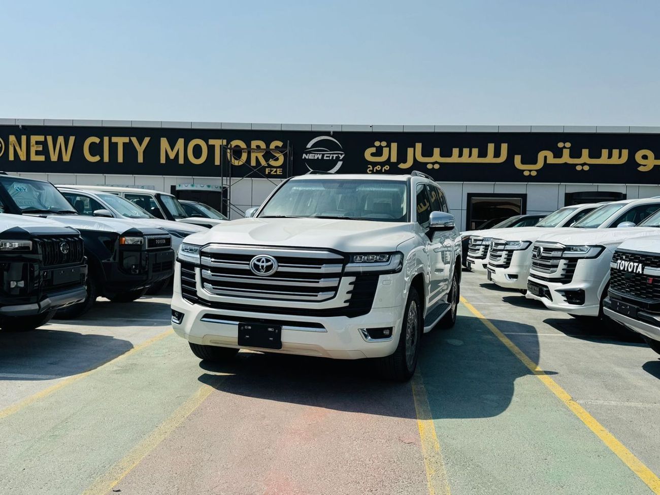 تويوتا لاند كروزر TOYOTA LC 300 VX 3.3L DSL MID/O A/T WHITE 2024