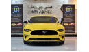 Ford Mustang EXCELLENT DEAL for our Ford Mustang 5.0 GT 2018 Model!! in Yellow Color! GCC Specs