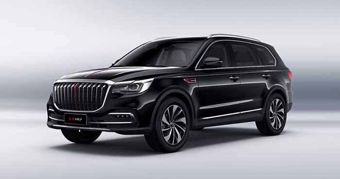 HONGQI HS7 exterior - Front Left Angled