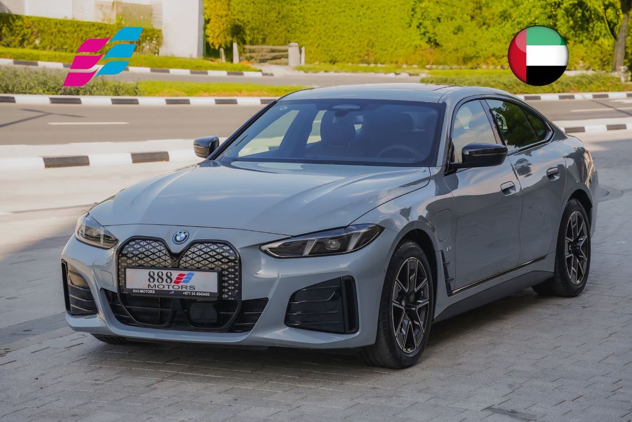 بي أم دبليو i4 2025 BMW i4 e-Drive 40 M-Sport kit RWD Brooklyn Gray 0Km
