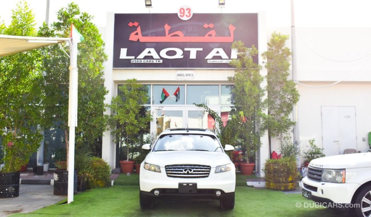 Infiniti FX45 2005 model, number one, leather hatch, sensors, wheels, in excellent condition