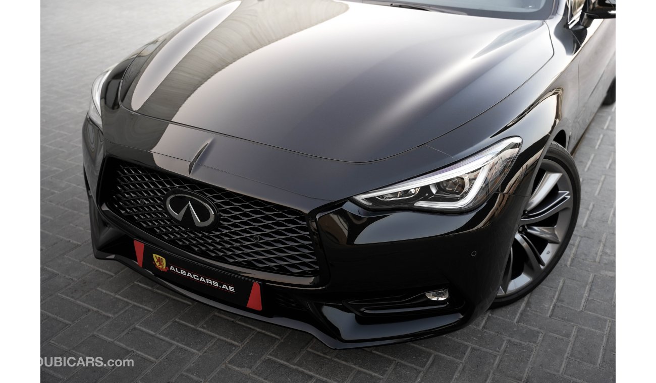 إنفينيتي Q60 S Red Sport | 3,915 P.M  | 0% Downpayment | Perfect Condition!