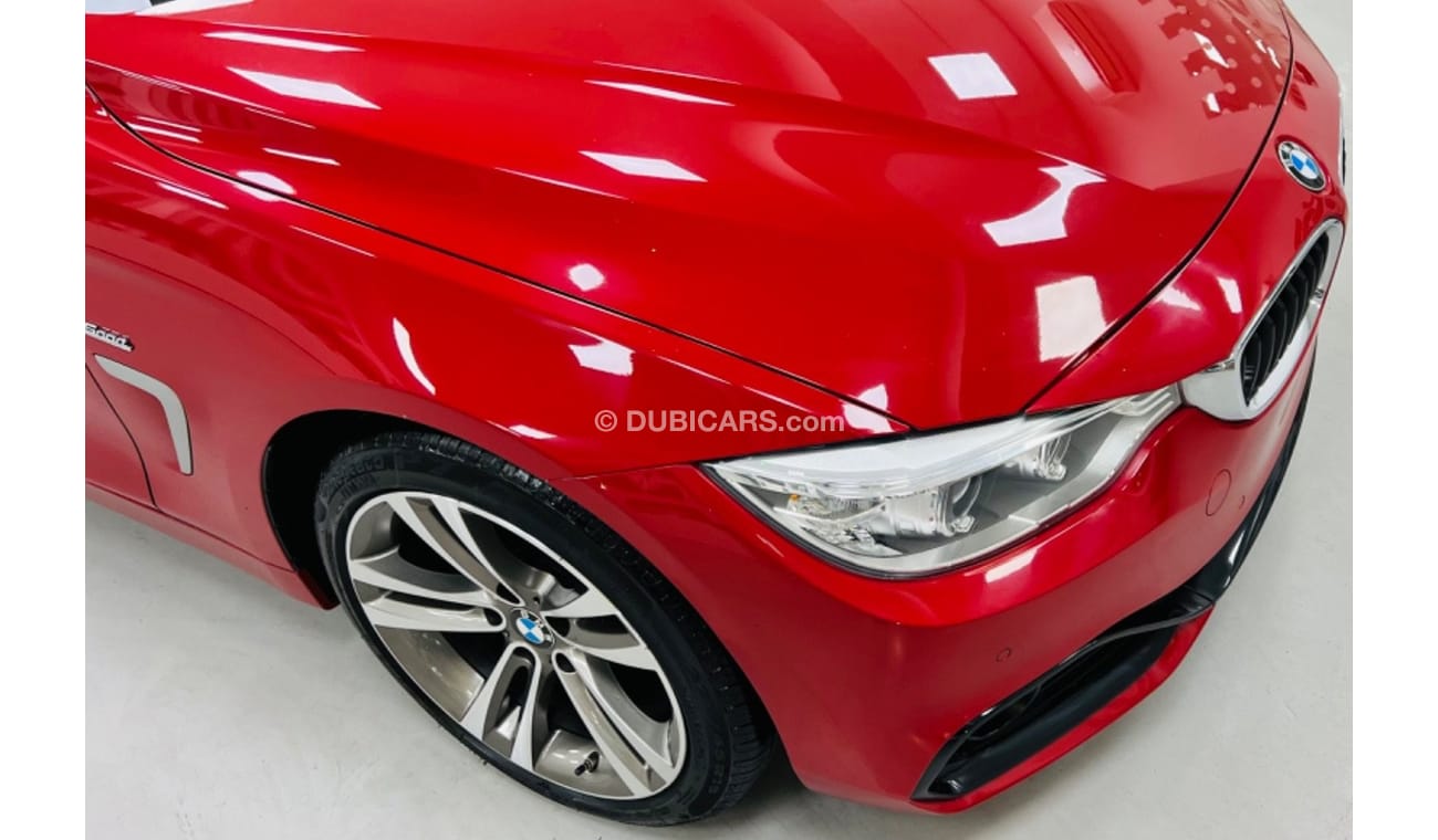 BMW 420i M Sport GCC .. FSH .. Original Paint .. Perfect Condition .. Top .