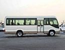 Toyota Coaster 2.7L PETROL M/T DUAL TONE || 23 SEATER | AUTO DOOR | HLF LUGGAGE RACK (CODE # COPB)