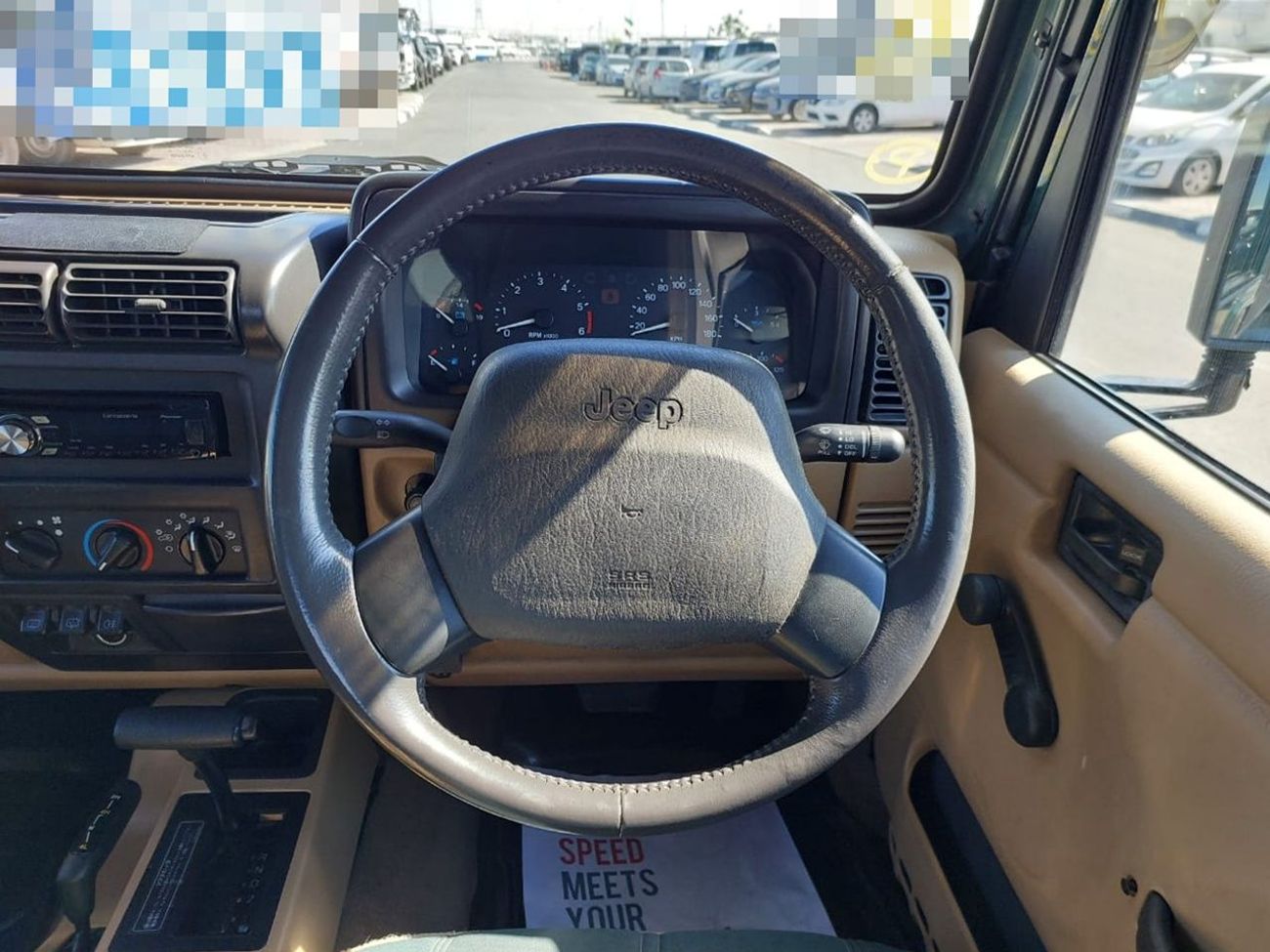 جيب رانجلر JEEP WRANGLER SUV RHD 2000 MODEL 4.0 L PETROL AUTOMATIC(PM75748)