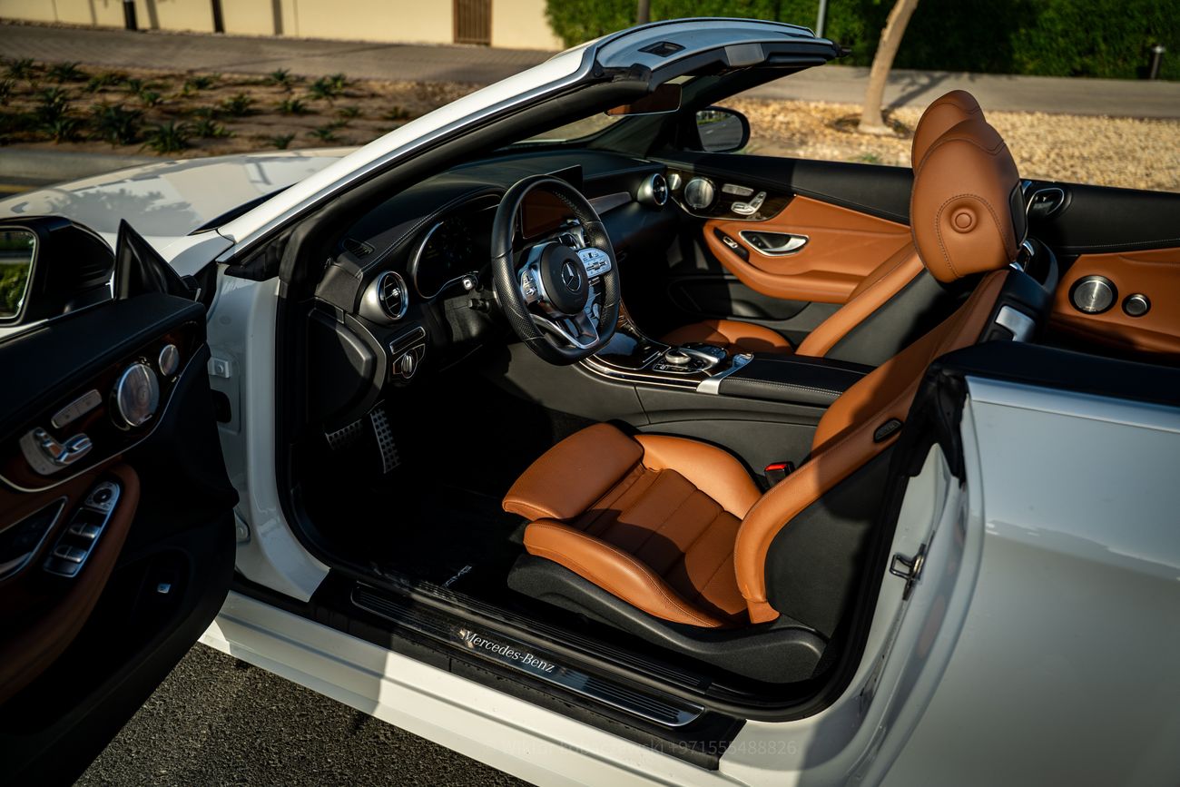 مرسيدس بنز C 300 كوبيه CONVERTIBLE , original paint, AMG line , FULL