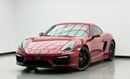 Porsche 718 Cayman GTS 4.0L A/T 2016 Porsche Cayman GTS – Agency Full Service History, GCC