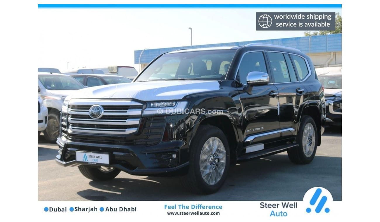 تويوتا لاند كروزر BEST PRICE GUARANTEED 2023 | LC 300 VXR-Z EXCL MIDNIGHT BLACK 3.5L TWIN TURBO FULL OPTION EXPORT ONL